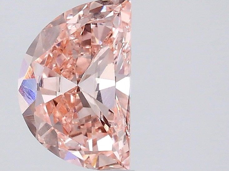 Loose Diamond - HALF MOON 1.07ct Fancy Intense Pink VS1: Loose Diamond - HALF MOON 1.07ct Fancy Intense Pink VS1 Source: This is a real non-mined Diamond that has been grown in a lab Shape: HALF MOON Carats: 1.07 Color: Fancy Intense Pink Certification: IGI