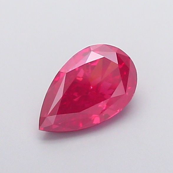 Loose Diamond - PEAR 1.52ct Fancy Vivid Red VVS2: Loose Diamond - PEAR 1.52ct Fancy Vivid Red VVS2 Source: This is a real non-mined Diamond that has been grown in a lab Shape: PEAR Carats: 1.52 Color: Fancy Vivid Red Certification: IGI Video:
