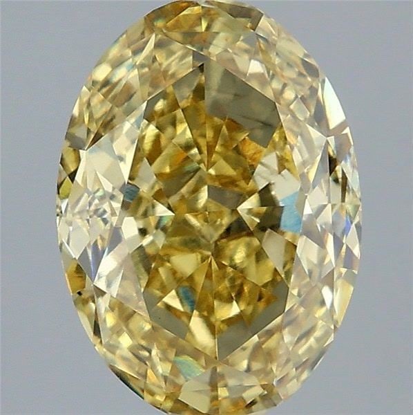 Loose Diamond - OVAL 4.1ct Fancy Intense Yellow VS2: Loose Diamond - OVAL 4.1ct Fancy Intense Yellow VS2 Source: This is a real non-mined Diamond that has been grown in a lab Shape: OVAL Carats: 4.1 Color: Fancy Intense Yellow Certification: IGI Video: