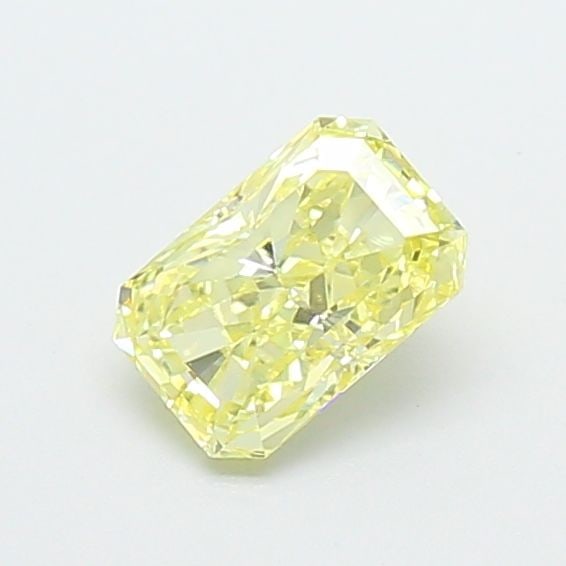 Loose Diamond - RADIANT 0.64ct Fancy Vivid Yellow VS1: Loose Diamond - RADIANT 0.64ct Fancy Vivid Yellow VS1 Source: This is a real non-mined Diamond that has been grown in a lab Shape: RADIANT Carats: 0.64 Color: Fancy Vivid Yellow Certification: NONE