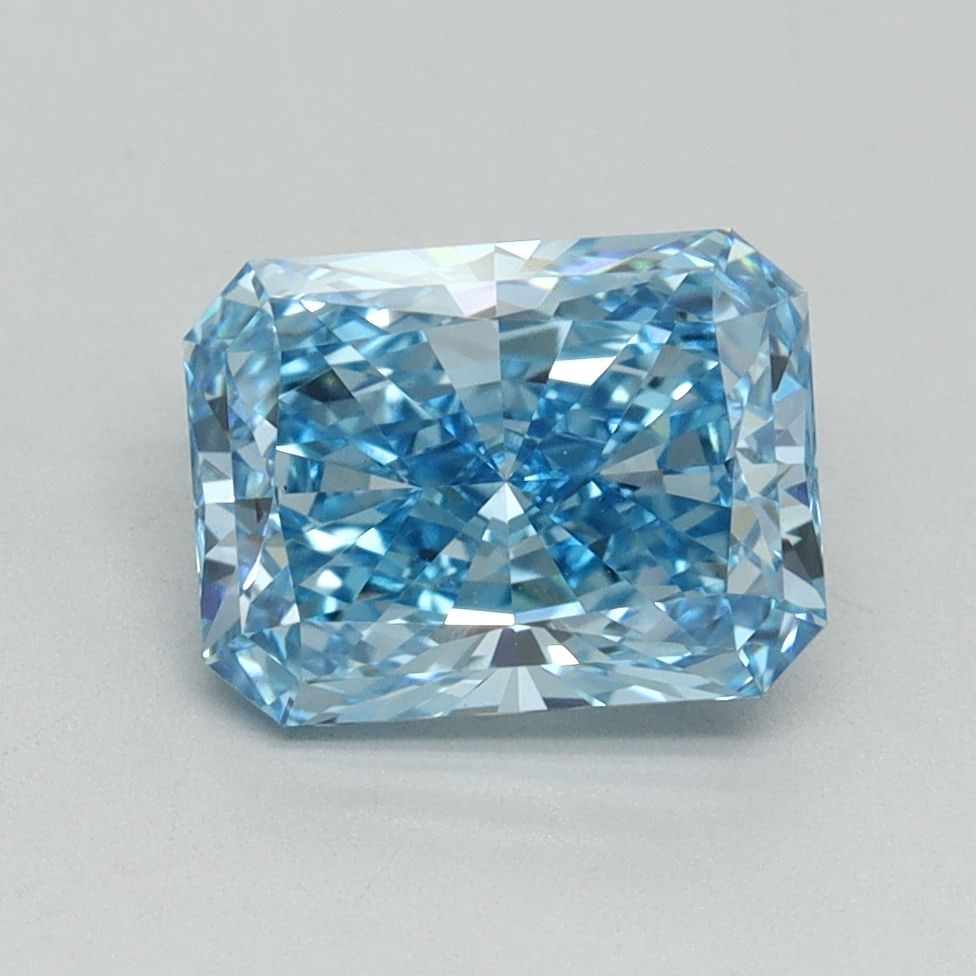 Loose Diamond - RADIANT 1.85ct Fancy Vivid Blue VS2: Loose Diamond - RADIANT 1.85ct Fancy Vivid Blue VS2 Source: This is a real non-mined Diamond that has been grown in a lab Shape: RADIANT Carats: 1.85 Color: Fancy Vivid Blue Certification: IGI Video: