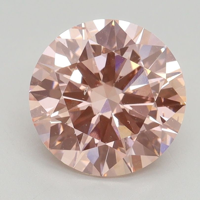 Loose Diamond - ROUND 2.18ct Fancy Intense Pink SI1: Loose Diamond - ROUND 2.18ct Fancy Intense Pink SI1 Source: This is a real non-mined Diamond that has been grown in a lab Shape: ROUND Carats: 2.18 Color: Fancy Intense Pink Certification: IGI Video: