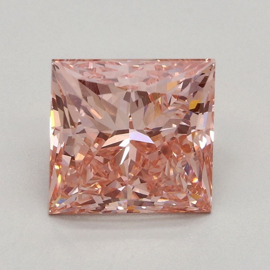 Loose Diamond - PRINCESS 2.0ct Fancy Intense Pink VS2: Loose Diamond - PRINCESS 2.0ct Fancy Intense Pink VS2 Source: This is a real non-mined Diamond that has been grown in a lab Shape: PRINCESS Carats: 2.0 Color: Fancy Intense Pink Certification: IGI Vid