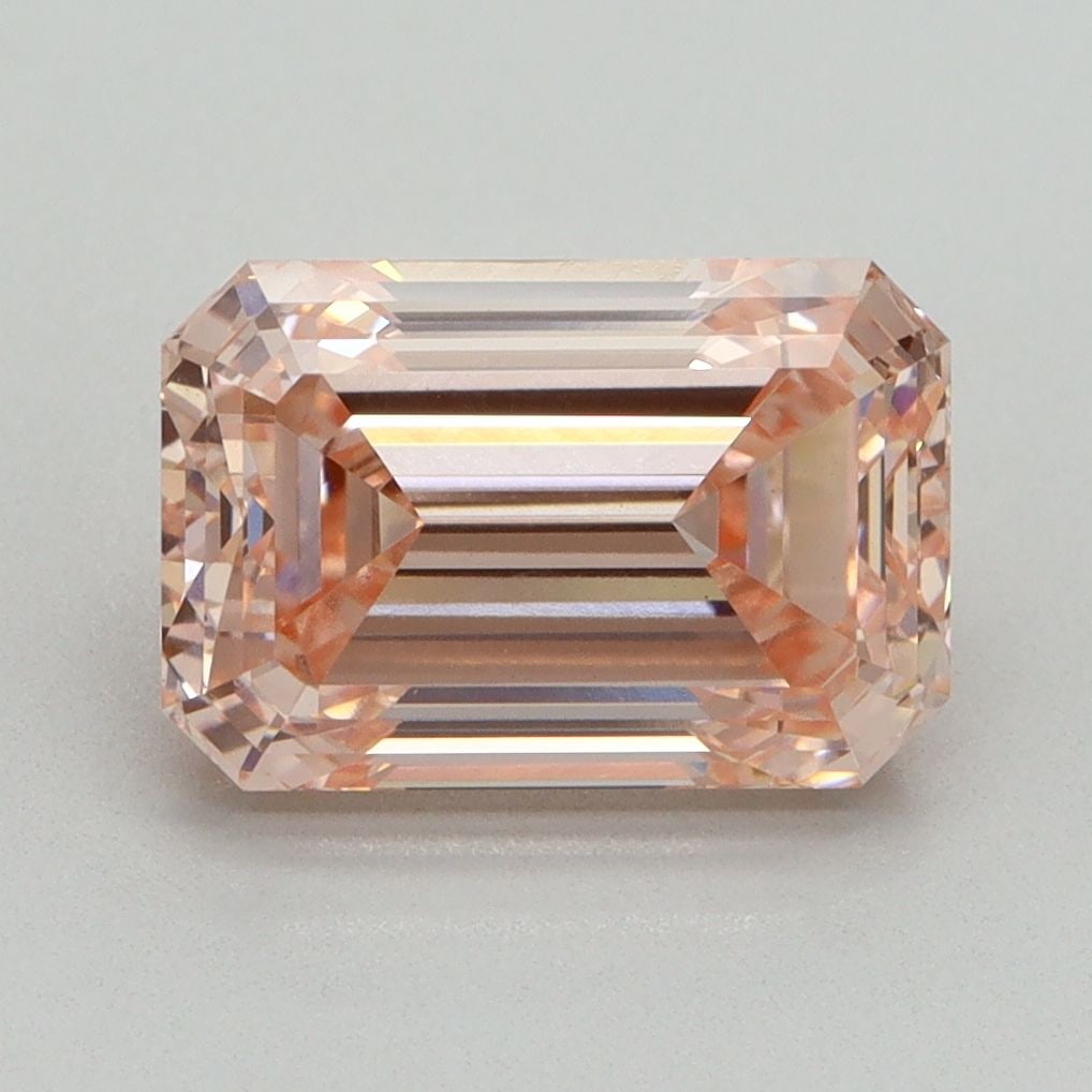 Loose Diamond - EMERALD 3.01ct Fancy Intense Pink VS1: Loose Diamond - EMERALD 3.01ct Fancy Intense Pink VS1 Source: This is a real non-mined Diamond that has been grown in a lab Shape: EMERALD Carats: 3.01 Color: Fancy Intense Pink Certification: IGI