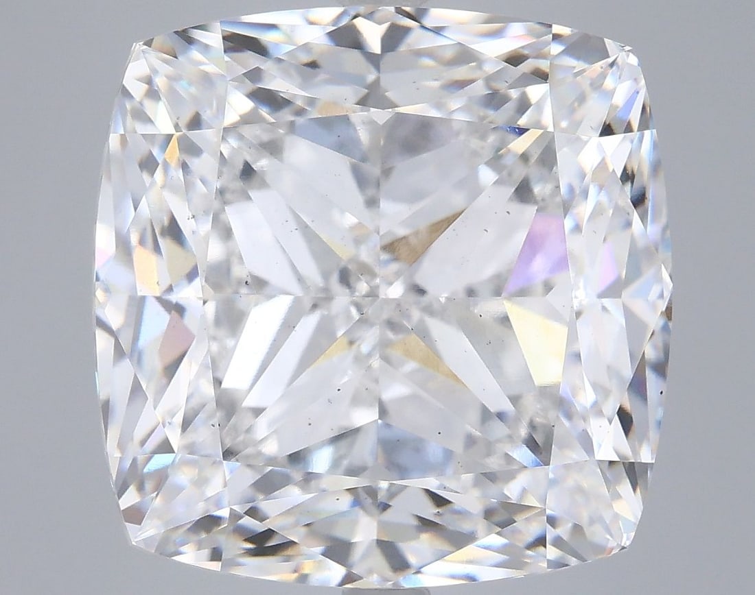 Loose Diamond - CUSHION MODIFIED 15.15ct F VS2: Loose Diamond - CUSHION MODIFIED 15.15ct F VS2 Source: This is a real non-mined Diamond that has been grown in a lab Shape: CUSHION MODIFIED Carats: 15.15 Color: F Clarity: VS2 Certification: IGI