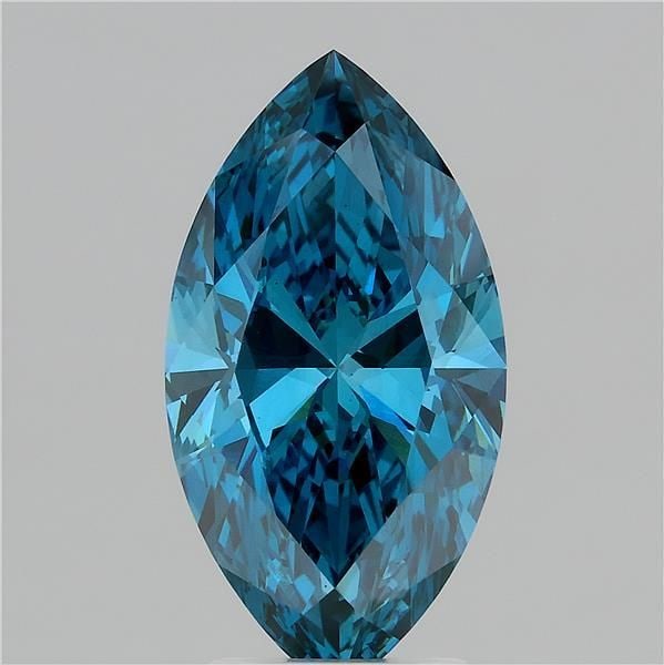 Loose Diamond - MARQUISE 3.06ct Fancy Vivid Blue VS1: Loose Diamond - MARQUISE 3.06ct Fancy Vivid Blue VS1 Source: This is a real non-mined Diamond that has been grown in a lab Shape: MARQUISE Carats: 3.06 Color: Fancy Vivid Blue Certification: IGI Video