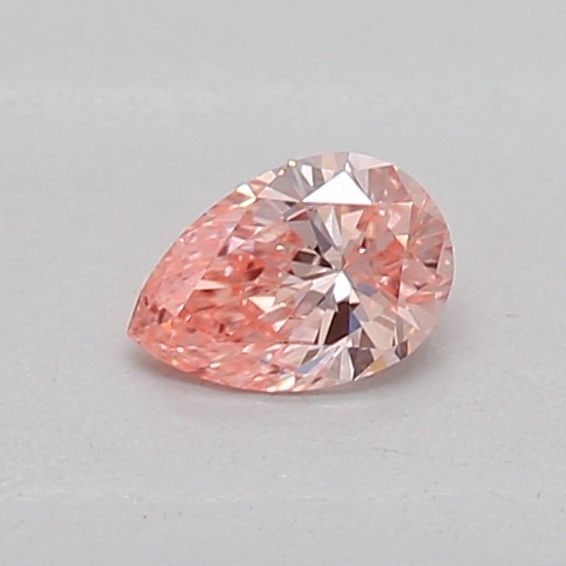 Loose Diamond - PEAR 0.14ct Fancy Vivid Pink VS1: Loose Diamond - PEAR 0.14ct Fancy Vivid Pink VS1 Source: This is a real non-mined Diamond that has been grown in a lab Shape: PEAR Carats: 0.14 Color: Fancy Vivid Pink Certification: IGI Video:
