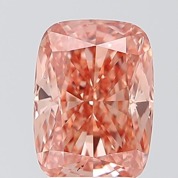 Loose Diamond - CUSHION MODIFIED 2.84ct Fancy Vivid Brownish Pink VS1: Loose Diamond - CUSHION MODIFIED 2.84ct Fancy Vivid Brownish Pink VS1 Source: This is a real non-mined Diamond that has been grown in a lab Shape: CUSHION MODIFIED Carats: 2.84 Color: Fancy Vivid Brow