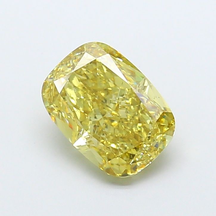 Loose Diamond - CUSHION MODIFIED 3.23ct Fancy Intense Yellow VS2: Loose Diamond - CUSHION MODIFIED 3.23ct Fancy Intense Yellow VS2 Source: This is a real non-mined Diamond that has been grown in a lab Shape: CUSHION MODIFIED Carats: 3.23 Color: Fancy Intense Yellow 