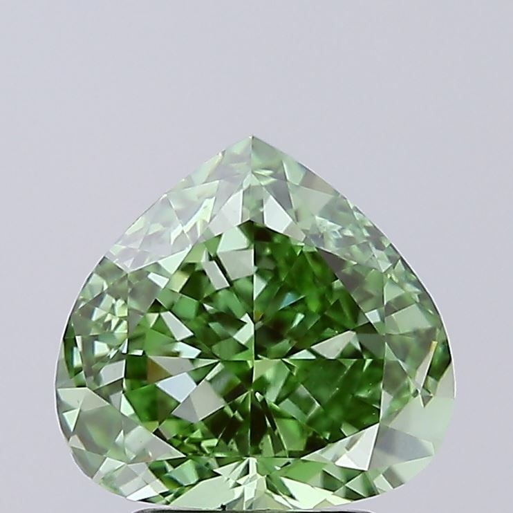 Loose Diamond - PEAR 3.52ct Fancy Vivid Green VS1: Loose Diamond - PEAR 3.52ct Fancy Vivid Green VS1 Source: This is a real non-mined Diamond that has been grown in a lab Shape: PEAR Carats: 3.52 Color: Fancy Vivid Green Certification: IGI Video:
