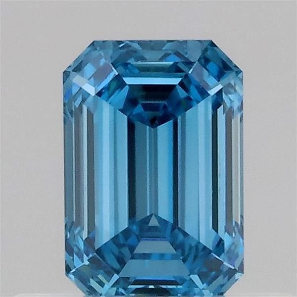 Loose Diamond - EMERALD 0.47ct Fancy Vivid Blue VVS2: Loose Diamond - EMERALD 0.47ct Fancy Vivid Blue VVS2 Source: This is a real non-mined Diamond that has been grown in a lab Shape: EMERALD Carats: 0.47 Color: Fancy Vivid Blue Certification: IGI Video:
