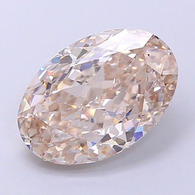 Loose Diamond - OVAL 2.05ct Faint Brown VS1: Loose Diamond - OVAL 2.05ct Faint Brown VS1 Source: This is a real non-mined Diamond that has been grown in a lab Shape: OVAL Carats: 2.05 Color: Faint Brown Certification: NONE Video: