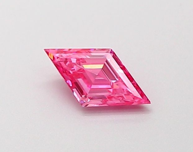 Loose Diamond - KITE 0.24ct Fancy Vivid Pink VS1: Loose Diamond - KITE 0.24ct Fancy Vivid Pink VS1 Source: This is a real non-mined Diamond that has been grown in a lab Shape: KITE Carats: 0.24 Color: Fancy Vivid Pink Certification: NONE Video: