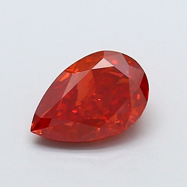 Loose Diamond - PEAR 1.02ct Fancy Vivid Red VS2: Loose Diamond - PEAR 1.02ct Fancy Vivid Red VS2 Source: This is a real non-mined Diamond that has been grown in a lab Shape: PEAR Carats: 1.02 Color: Fancy Vivid Red Certification: IGI Video: Video