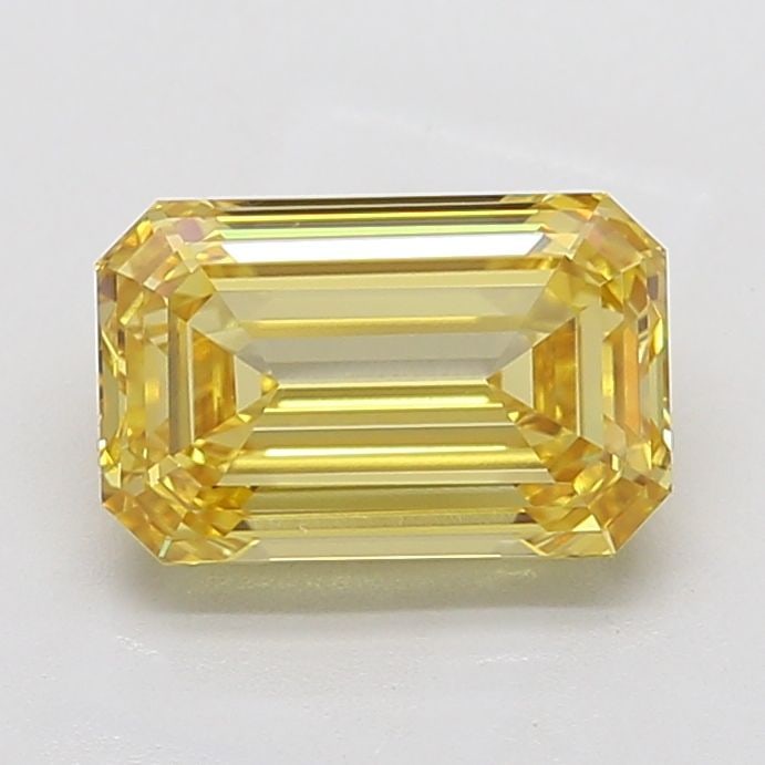 Loose Diamond - EMERALD 4.01ct Fancy Intense Yellow VVS2: Loose Diamond - EMERALD 4.01ct Fancy Intense Yellow VVS2 Source: This is a real non-mined Diamond that has been grown in a lab Shape: EMERALD Carats: 4.01 Color: Fancy Intense Yellow Certification: IG