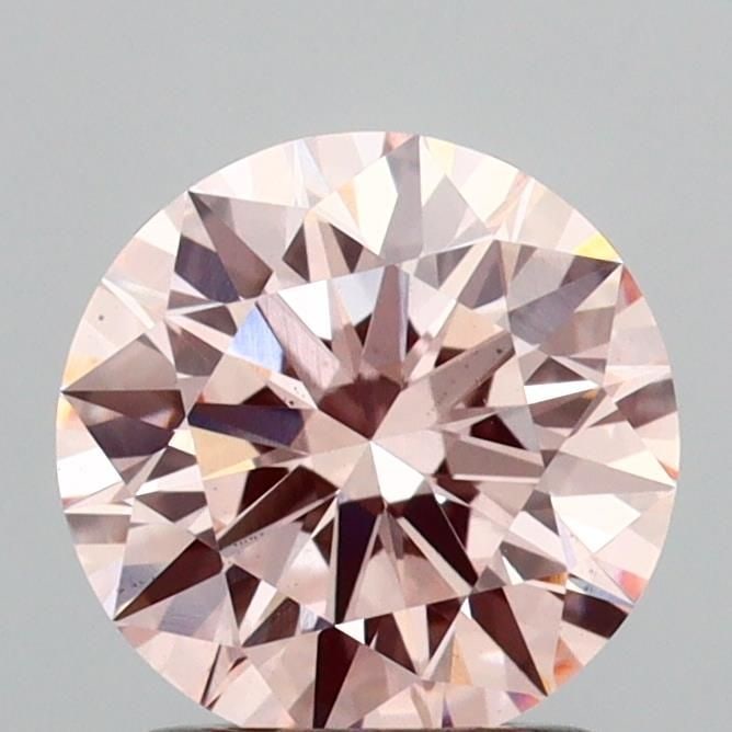 Ideal Loose Diamond - ROUND 1.5ct Fancy Pink VS2: Ideal Loose Diamond - ROUND 1.5ct Fancy Pink VS2 Source: This is a real non-mined Diamond that has been grown in a lab Shape: ROUND Carats: 1.5 Color: Fancy Pink Certification: IGI Video: