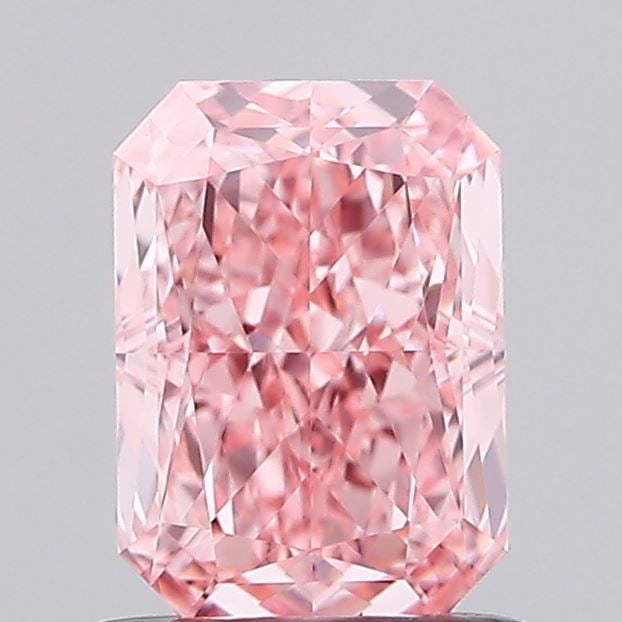 Loose Diamond - RADIANT 1.06ct Fancy Vivid Pink VVS1: Loose Diamond - RADIANT 1.06ct Fancy Vivid Pink VVS1 Source: This is a real non-mined Diamond that has been grown in a lab Shape: RADIANT Carats: 1.06 Color: Fancy Vivid Pink Certification: IGI Video: