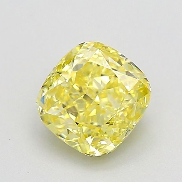 Loose Diamond - CUSHION MODIFIED 1.09ct Fancy Intense Yellow VVS1: Loose Diamond - CUSHION MODIFIED 1.09ct Fancy Intense Yellow VVS1 Source: This is a real non-mined Diamond that has been grown in a lab Shape: CUSHION MODIFIED Carats: 1.09 Color: Fancy Intense Yellow