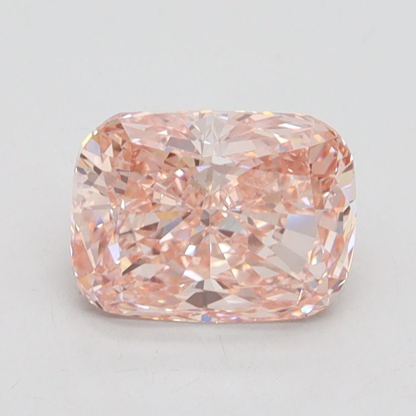 Loose Diamond - CUSHION BRILLIANT 1.59ct Fancy Intense Brownish Pink VS1: Loose Diamond - CUSHION BRILLIANT 1.59ct Fancy Intense Brownish Pink VS1 Source: This is a real non-mined Diamond that has been grown in a lab Shape: CUSHION BRILLIANT Carats: 1.59 Color: Fancy Intens