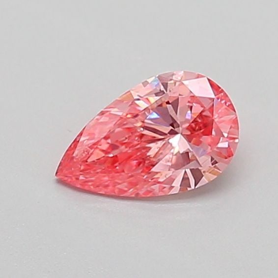 Loose Diamond - PEAR 0.33ct Fancy Vivid Pink VS2: Loose Diamond - PEAR 0.33ct Fancy Vivid Pink VS2 Source: This is a real non-mined Diamond that has been grown in a lab Shape: PEAR Carats: 0.33 Color: Fancy Vivid Pink Certification: IGI Video: