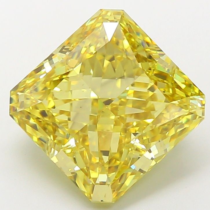 Loose Diamond - SQUARE RADIANT 7.03ct Fancy Intense Yellow VS1: Loose Diamond - SQUARE RADIANT 7.03ct Fancy Intense Yellow VS1 Source: This is a real non-mined Diamond that has been grown in a lab Shape: SQUARE RADIANT Carats: 7.03 Color: Fancy Intense Yellow Cert
