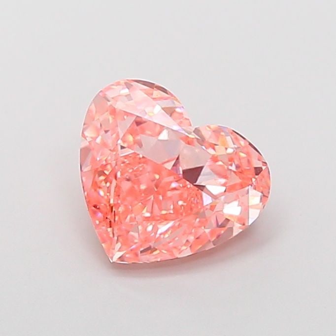 Loose Diamond - HEART 3.08ct Fancy Vivid Pink VS1: Loose Diamond - HEART 3.08ct Fancy Vivid Pink VS1 Source: This is a real non-mined Diamond that has been grown in a lab Shape: HEART Carats: 3.08 Color: Fancy Vivid Pink Certification: IGI Video: