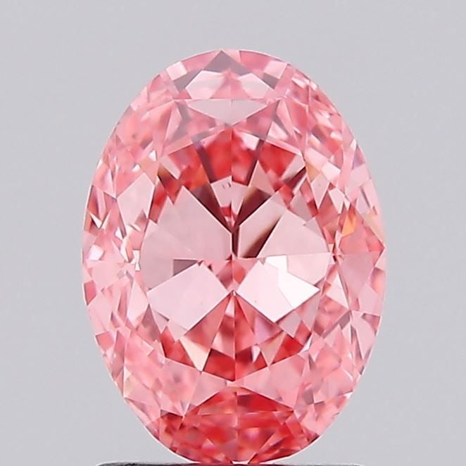 Loose Diamond - OVAL 2.03ct Fancy Vivid Pink VVS2: Loose Diamond - OVAL 2.03ct Fancy Vivid Pink VVS2 Source: This is a real non-mined Diamond that has been grown in a lab Shape: OVAL Carats: 2.03 Color: Fancy Vivid Pink Certification: IGI Video: