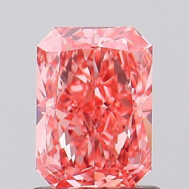 Loose Diamond - RADIANT 1.11ct Fancy Vivid Pink VS1: Loose Diamond - RADIANT 1.11ct Fancy Vivid Pink VS1 Source: This is a real non-mined Diamond that has been grown in a lab Shape: RADIANT Carats: 1.11 Color: Fancy Vivid Pink Certification: IGI Video: