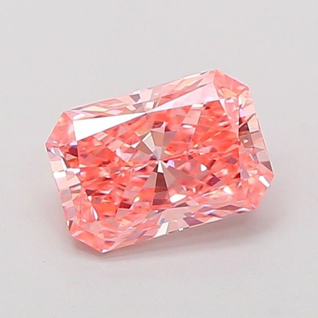 Loose Diamond - RADIANT 1.14ct Fancy Vivid Pink VS1: Loose Diamond - RADIANT 1.14ct Fancy Vivid Pink VS1 Source: This is a real non-mined Diamond that has been grown in a lab Shape: RADIANT Carats: 1.14 Color: Fancy Vivid Pink Certification: IGI Video:
