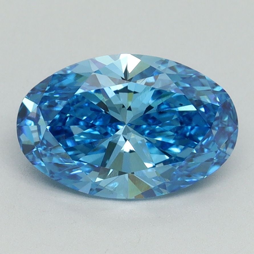 Loose Diamond - OVAL 2.0ct Fancy Vivid Blue VS1: Loose Diamond - OVAL 2.0ct Fancy Vivid Blue VS1 Source: This is a real non-mined Diamond that has been grown in a lab Shape: OVAL Carats: 2.0 Color: Fancy Vivid Blue Certification: IGI Video: Video