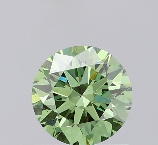 Loose Diamond - ROUND 1.01ct Fancy Vivid Green VS1: Loose Diamond - ROUND 1.01ct Fancy Vivid Green VS1 Source: This is a real non-mined Diamond that has been grown in a lab Shape: ROUND Carats: 1.01 Color: Fancy Vivid Green Certification: NONE Video: