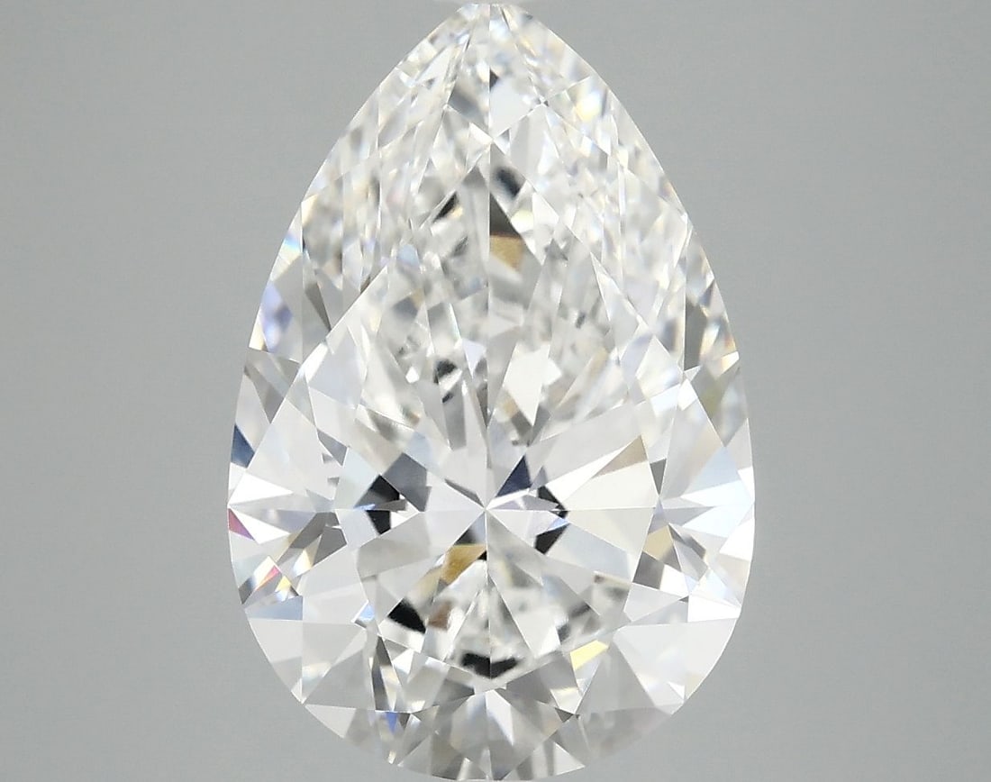 Loose Diamond - PEAR 5.04ct E VVS2: Loose Diamond - PEAR 5.04ct E VVS2 Source: This is a real non-mined Diamond that has been grown in a lab Shape: PEAR Carats: 5.04 Color: E Clarity: VVS2 Certification: IGI Additional images available 