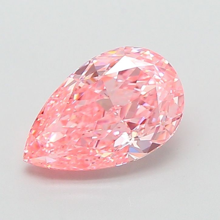 Loose Diamond - PEAR 1.73ct Fancy Vivid Pink VVS2: Loose Diamond - PEAR 1.73ct Fancy Vivid Pink VVS2 Source: This is a real non-mined Diamond that has been grown in a lab Shape: PEAR Carats: 1.73 Color: Fancy Vivid Pink Certification: IGI Video: