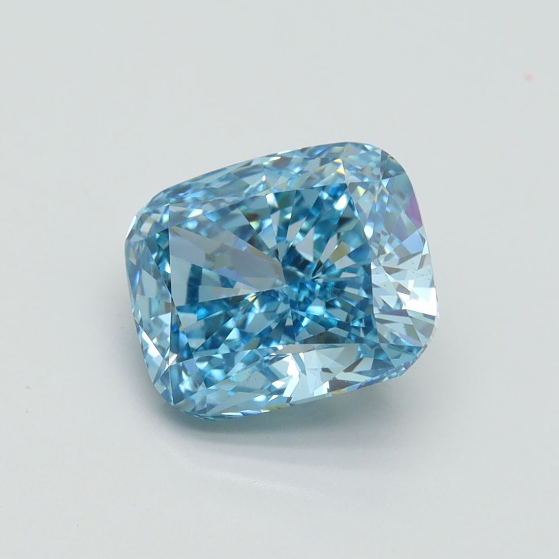 Loose Diamond - CUSHION MODIFIED 3.26ct Fancy Intense Blue VS2 (1 of 1)