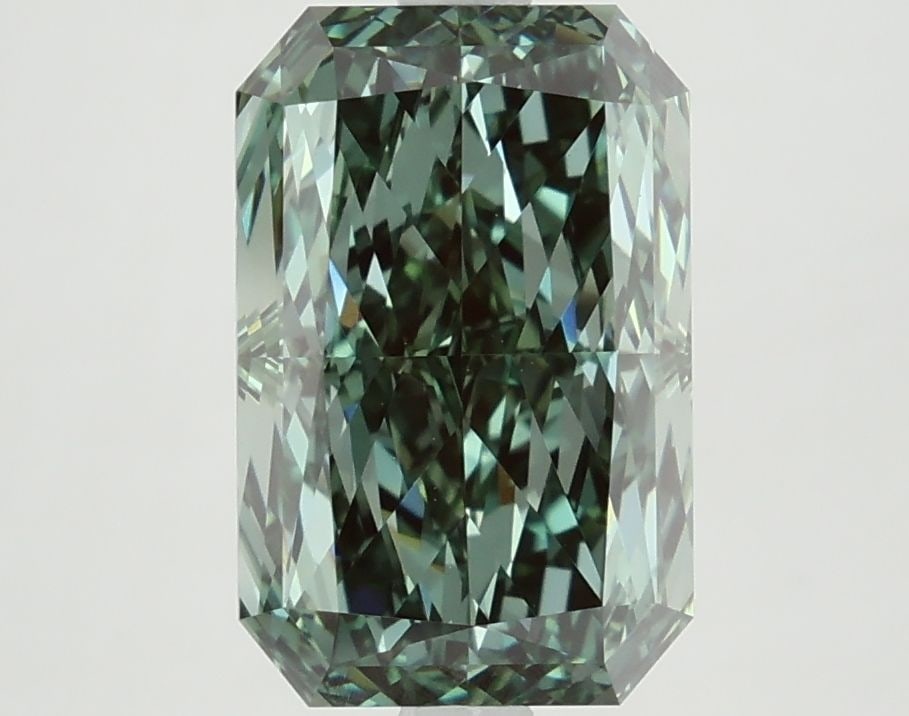 Loose Diamond - RADIANT 3.67ct Fancy Vivid Green VS1: Loose Diamond - RADIANT 3.67ct Fancy Vivid Green VS1 Source: This is a real non-mined Diamond that has been grown in a lab Shape: RADIANT Carats: 3.67 Color: Fancy Vivid Green Certification: NONE