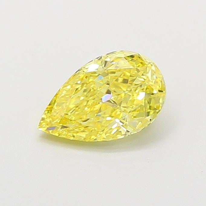 Loose Diamond - PEAR 1.01ct Fancy Vivid Yellow VVS2: Loose Diamond - PEAR 1.01ct Fancy Vivid Yellow VVS2 Source: This is a real non-mined Diamond that has been grown in a lab Shape: PEAR Carats: 1.01 Color: Fancy Vivid Yellow Certification: IGI Video: