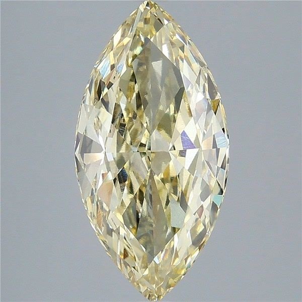 Loose Diamond - MARQUISE 5.07ct Fancy Yellow VVS2: Loose Diamond - MARQUISE 5.07ct Fancy Yellow VVS2 Source: This is a real non-mined Diamond that has been grown in a lab Shape: MARQUISE Carats: 5.07 Color: Fancy Yellow Certification: IGI Video: