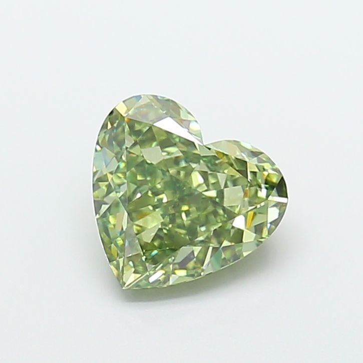 Loose Diamond - HEART 2.63ct Fancy Vivid Green VS1: Loose Diamond - HEART 2.63ct Fancy Vivid Green VS1 Source: This is a real non-mined Diamond that has been grown in a lab Shape: HEART Carats: 2.63 Color: Fancy Vivid Green Certification: IGI Additiona
