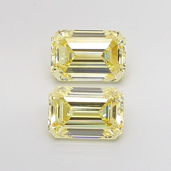 Loose Diamond - EMERALD 1.26ct Fancy Yellow VS2: Loose Diamond - EMERALD 1.26ct Fancy Yellow VS2 Source: This is a real non-mined Diamond that has been grown in a lab Shape: EMERALD Carats: 1.26 Color: Fancy Yellow Certification: IGI Video: