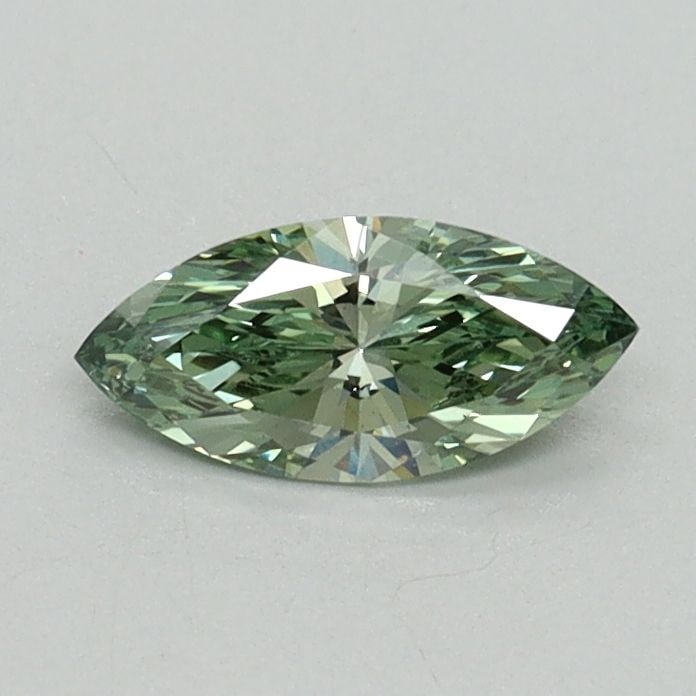 Loose Diamond - MARQUISE 0.36ct Fancy Vivid Green VS1: Loose Diamond - MARQUISE 0.36ct Fancy Vivid Green VS1 Source: This is a real non-mined Diamond that has been grown in a lab Shape: MARQUISE Carats: 0.36 Color: Fancy Vivid Green Certification: IGI Vid