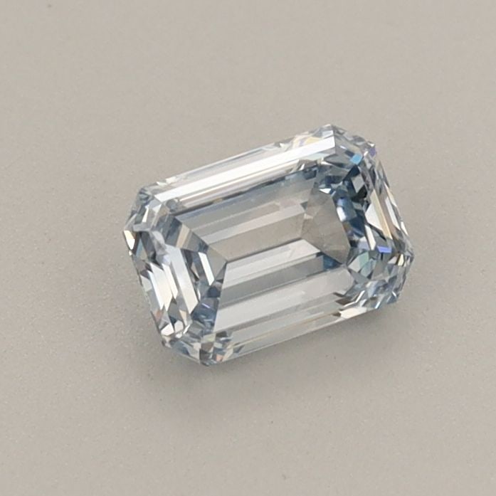 Loose Diamond - EMERALD 0.48ct Fancy Light Blue VS2: Loose Diamond - EMERALD 0.48ct Fancy Light Blue VS2 Source: This is a real non-mined Diamond that has been grown in a lab Shape: EMERALD Carats: 0.48 Color: Fancy Light Blue Certification: IGI Video: