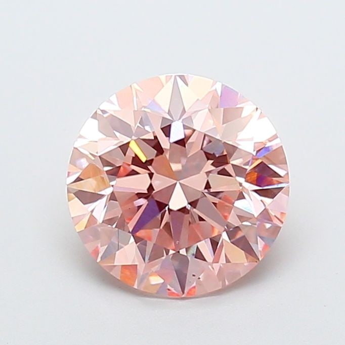 Ideal Loose Diamond - ROUND 3.0ct Fancy Intense Pink VS2: Ideal Loose Diamond - ROUND 3.0ct Fancy Intense Pink VS2 Source: This is a real non-mined Diamond that has been grown in a lab Shape: ROUND Carats: 3.0 Color: Fancy Intense Pink Certification: IGI Vid