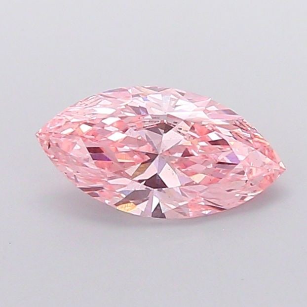 Loose Diamond - MARQUISE 1.52ct Fancy Vivid Pink VS2: Loose Diamond - MARQUISE 1.52ct Fancy Vivid Pink VS2 Source: This is a real non-mined Diamond that has been grown in a lab Shape: MARQUISE Carats: 1.52 Color: Fancy Vivid Pink Certification: IGI Video