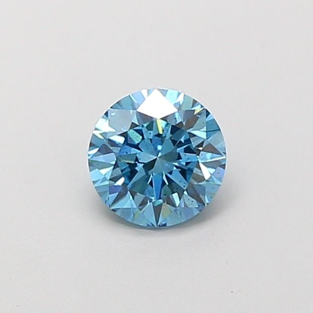 Loose Diamond - ROUND 1.02ct Fancy Vivid Blue SI2: Loose Diamond - ROUND 1.02ct Fancy Vivid Blue SI2 Source: This is a real non-mined Diamond that has been grown in a lab Shape: ROUND Carats: 1.02 Color: Fancy Vivid Blue Certification: IGI Video: