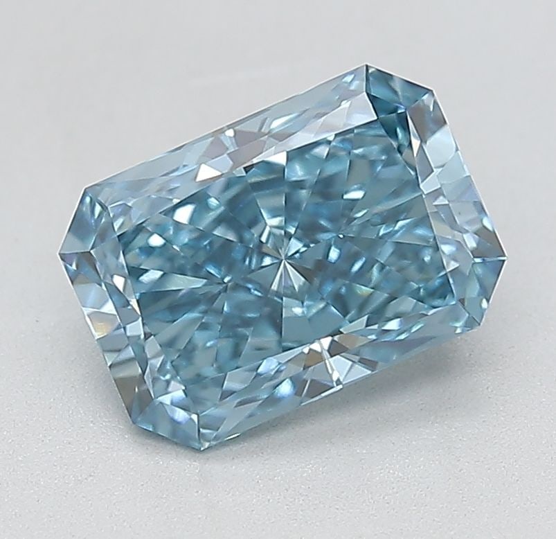 Loose Diamond - RADIANT 1.79ct Fancy Vivid Blue VVS2: Loose Diamond - RADIANT 1.79ct Fancy Vivid Blue VVS2 Source: This is a real non-mined Diamond that has been grown in a lab Shape: RADIANT Carats: 1.79 Color: Fancy Vivid Blue Certification: IGI