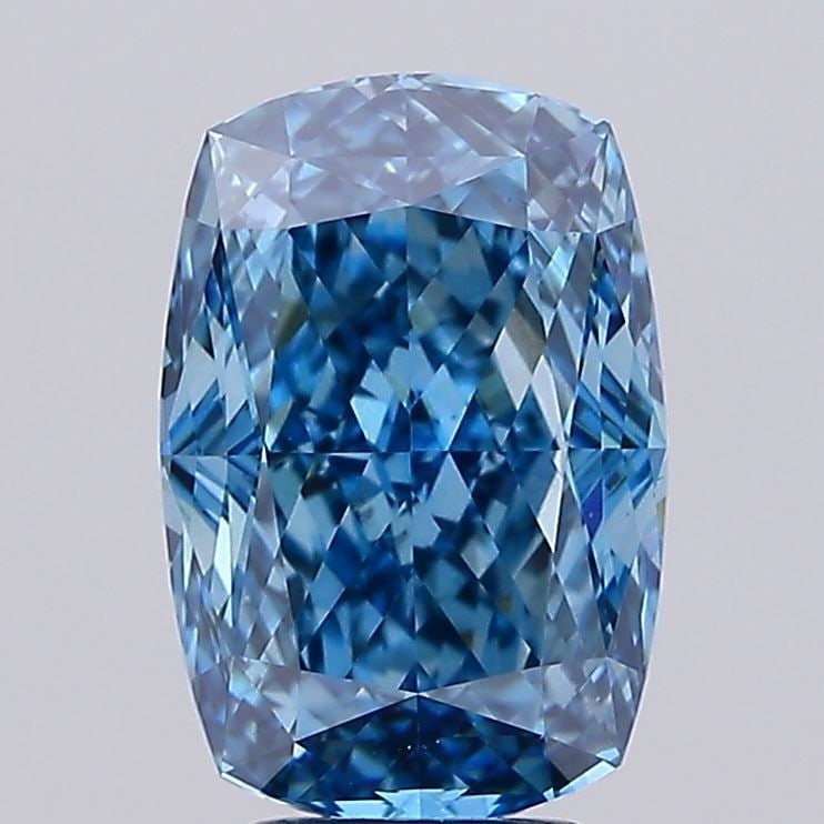 Loose Diamond - CUSHION MODIFIED 5.07ct Fancy Vivid Blue VS1 (1 of 1)
