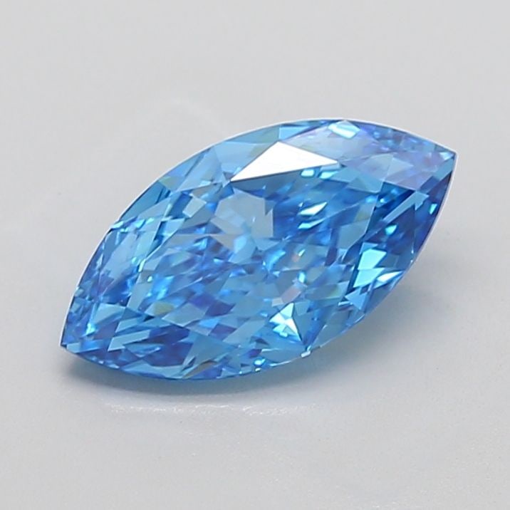 Loose Diamond - MARQUISE 3.04ct Fancy Vivid Blue VS1: Loose Diamond - MARQUISE 3.04ct Fancy Vivid Blue VS1 Source: This is a real non-mined Diamond that has been grown in a lab Shape: MARQUISE Carats: 3.04 Color: Fancy Vivid Blue Certification: IGI Addit