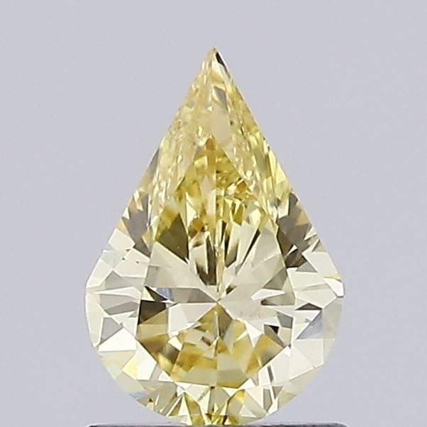 Loose Diamond - PEAR 0.78ct Fancy Yellow VVS2: Loose Diamond - PEAR 0.78ct Fancy Yellow VVS2 Source: This is a real non-mined Diamond that has been grown in a lab Shape: PEAR Carats: 0.78 Color: Fancy Yellow Certification: IGI Video: