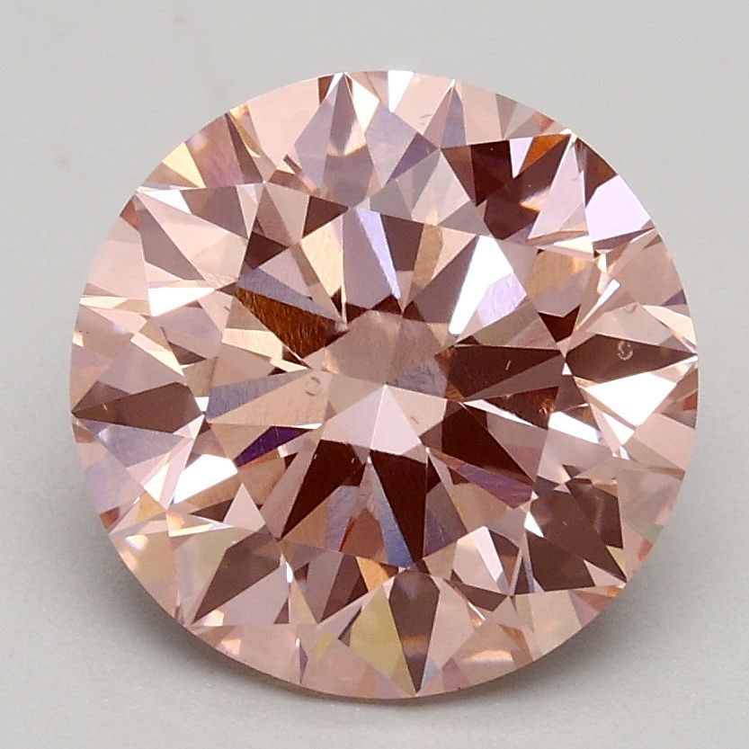 Ideal Loose Diamond - ROUND 2.3ct Fancy Intense Pink VS1: Ideal Loose Diamond - ROUND 2.3ct Fancy Intense Pink VS1 Source: This is a real non-mined Diamond that has been grown in a lab Shape: ROUND Carats: 2.3 Color: Fancy Intense Pink Certification: IGI Vid