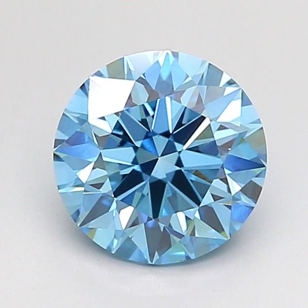 Loose Diamond - ROUND 1.53ct Blue VS1: Loose Diamond - ROUND 1.53ct Blue VS1 Source: This is a real non-mined Diamond that has been grown in a lab Shape: ROUND Carats: 1.53 Color: Blue Certification: NONE Video: